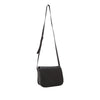 Intrecciato Leather Crossbody Bag in Black