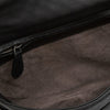 Intrecciato Leather Crossbody Bag in Black