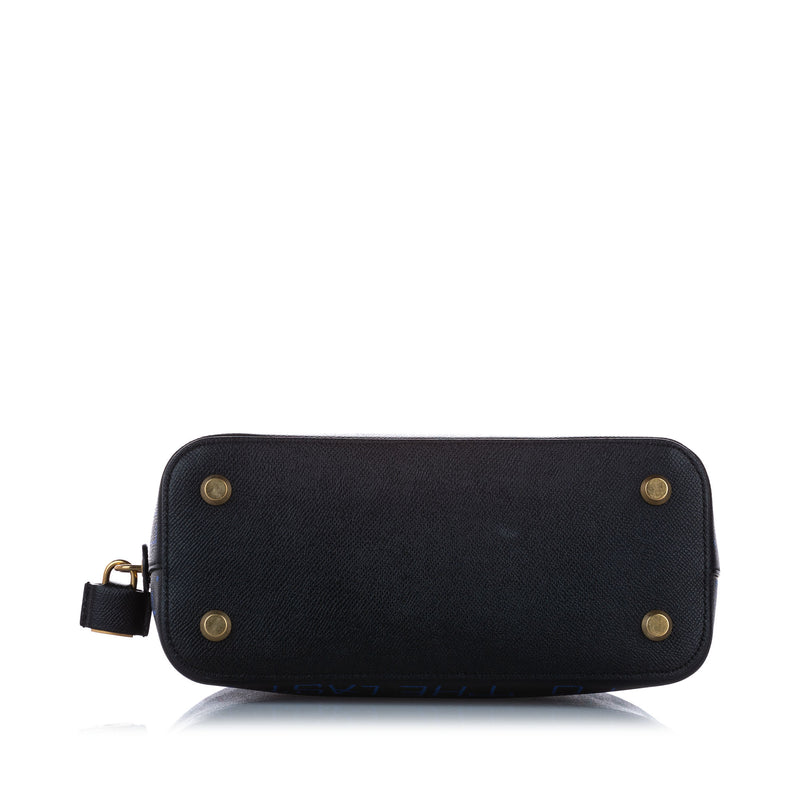 Graffiti Ville Satchel Black Bag GHW