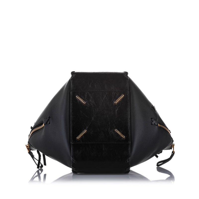 Hammock Leather Satchel Black