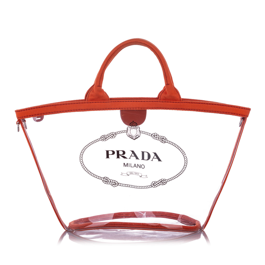 Canapa Transparent Satchel Orange