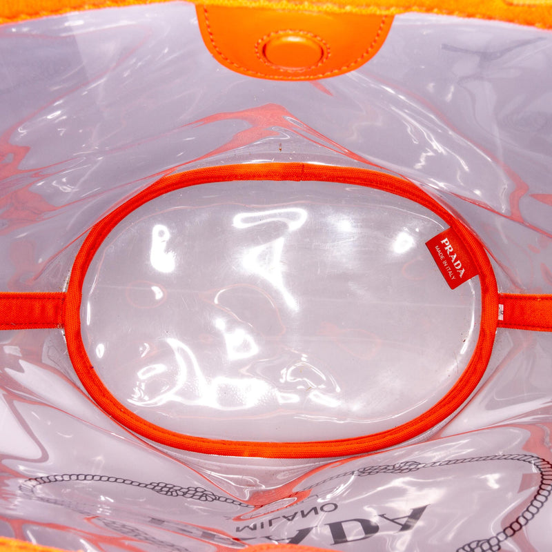 Canapa Transparent Satchel Orange