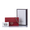 Interlocking G Leather Wallet on Chain Red - Bag Religion