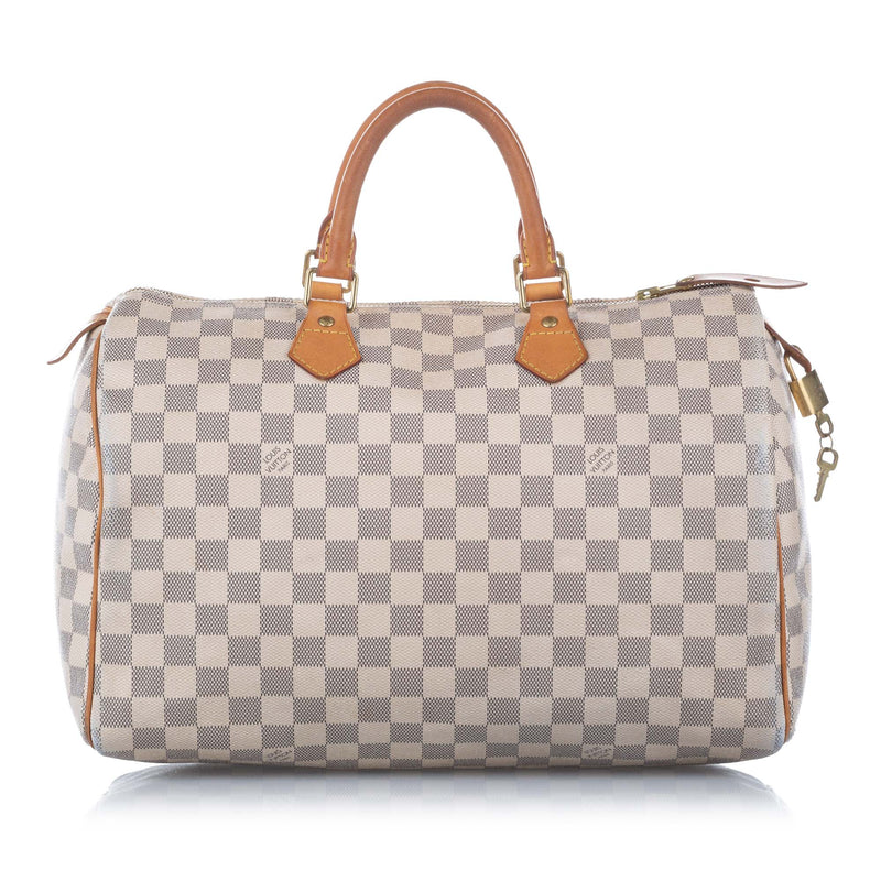 Louis Vuitton, Bags, Louis Vuitton Azur Speedy 35