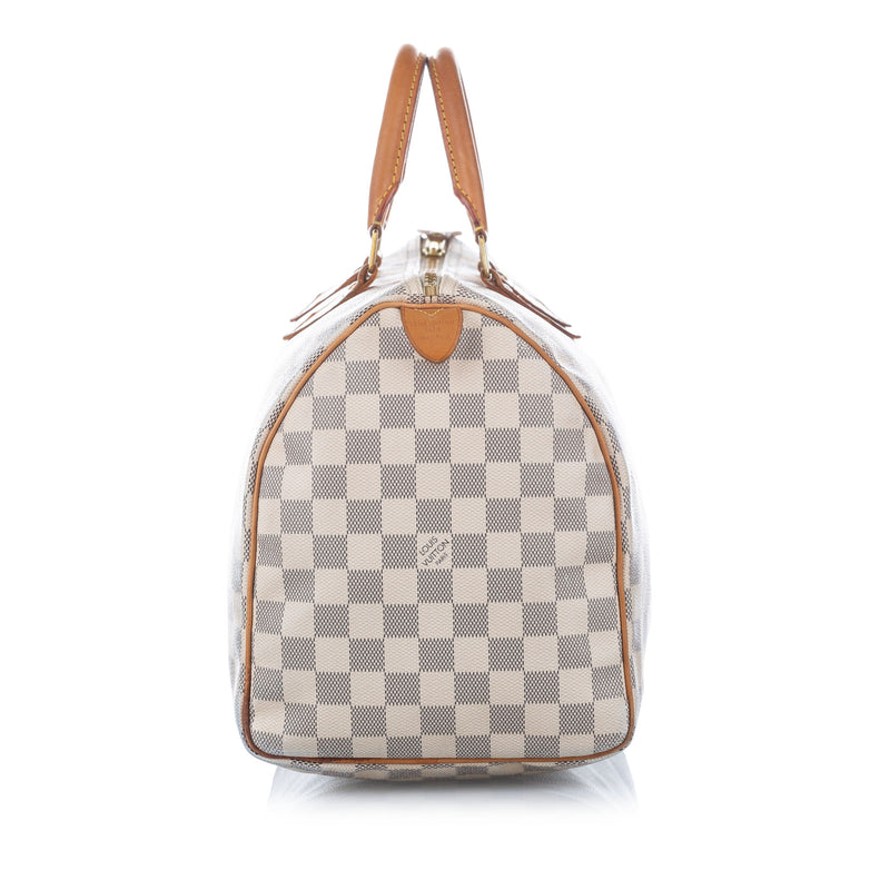 Damier Azur Speedy 35 White - Bag Religion