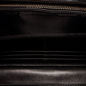 Cannage Patent Leather Chain Flap Black - Bag Religion