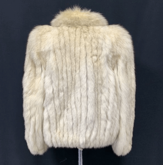 Togu by Tohomink Fox Fur Coat in White