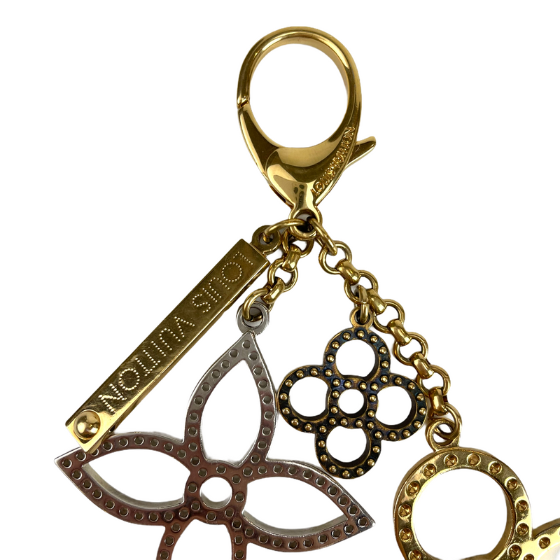 LOUIS VUITTON Bijoux Sac Tapage Key Chain Bag Charm Gold