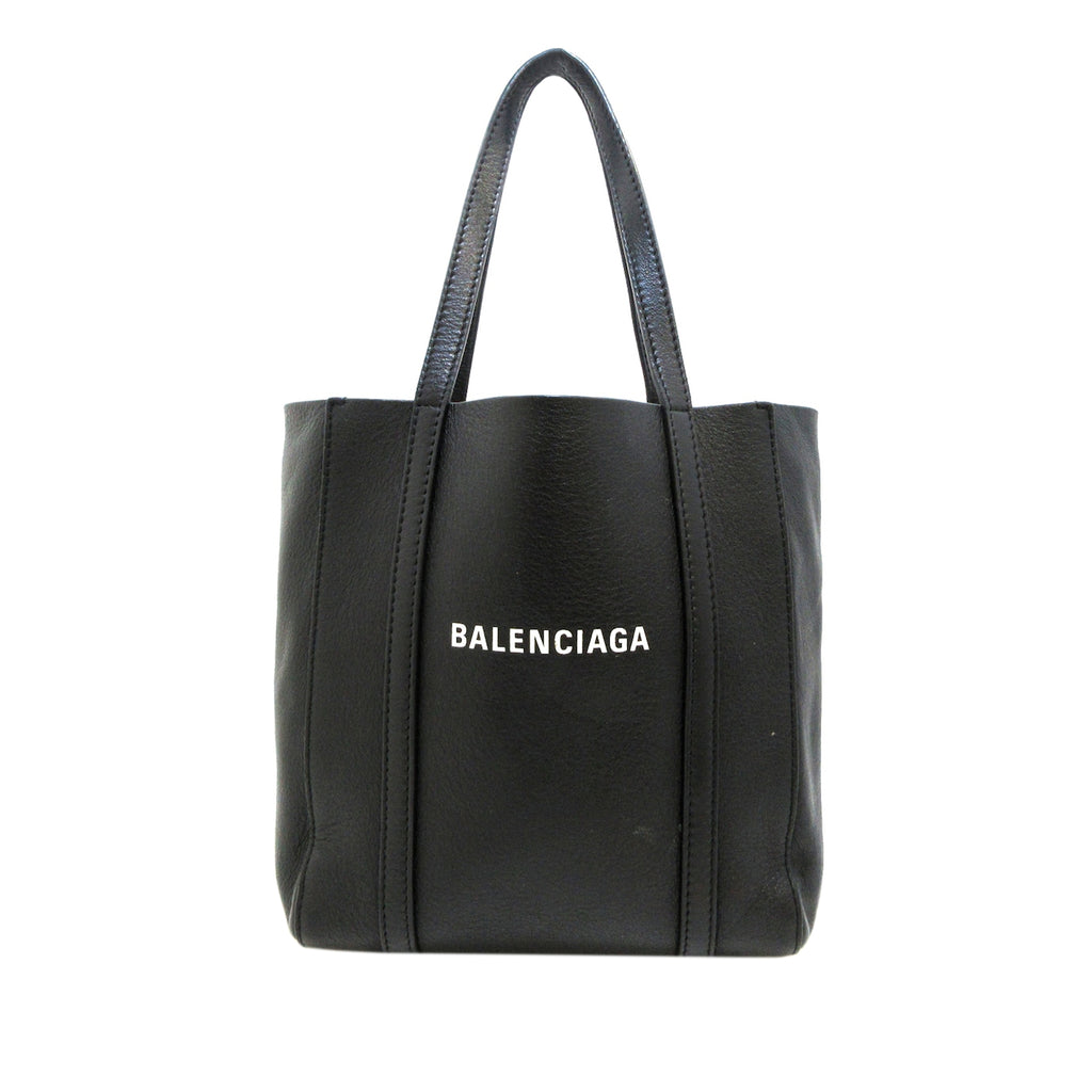 XXS Everyday Leather Shopping Tote Black - Bag Religion