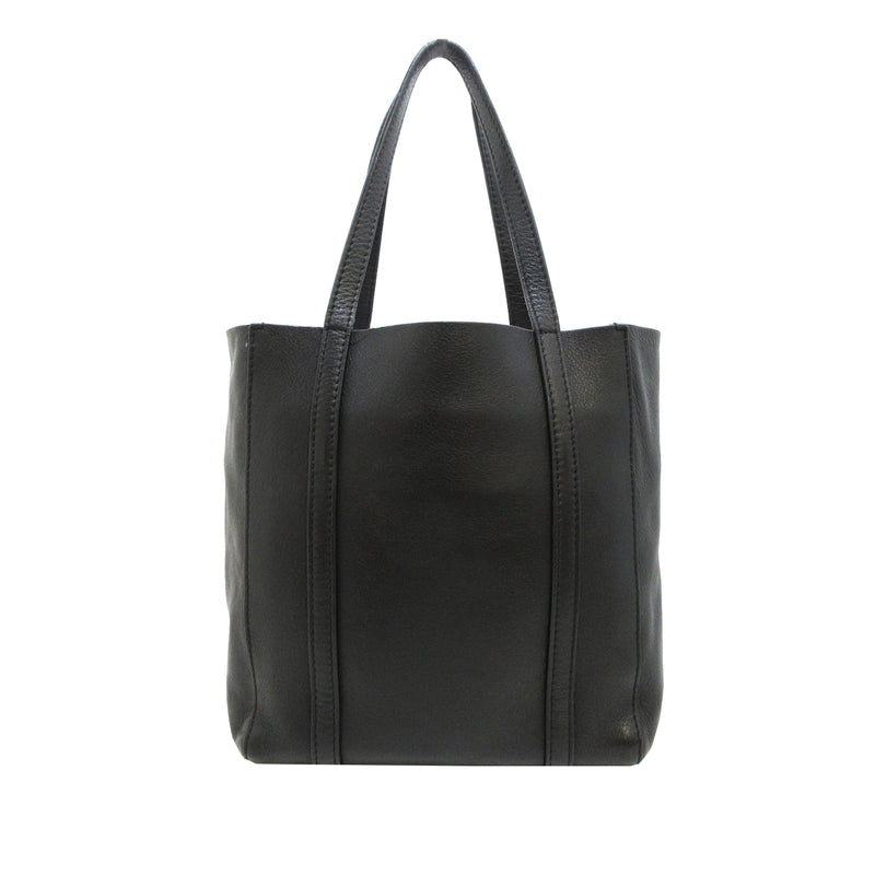 XXS Everyday Leather Shopping Tote Black - Bag Religion