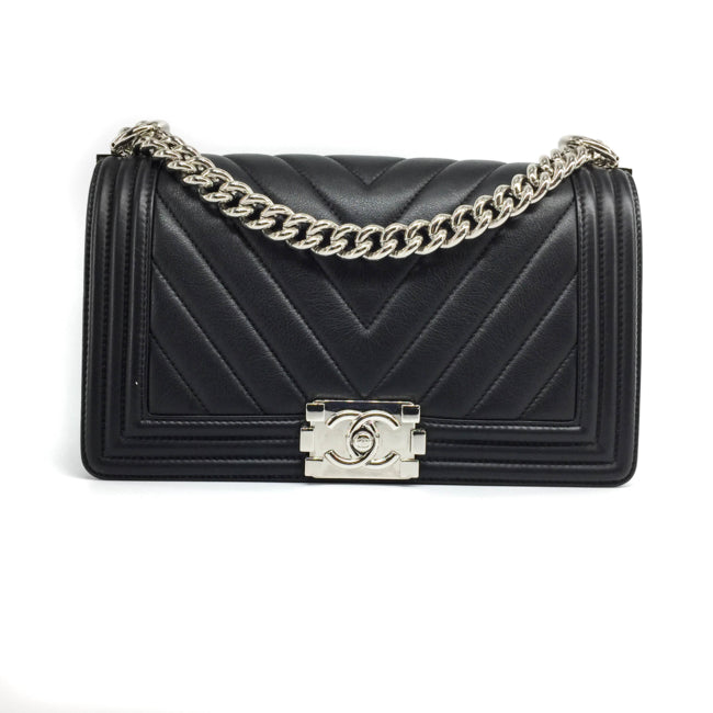 Chanel Chevron Boy Bag