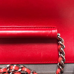 Timeless CC Wallet on Chain in Red Caviar