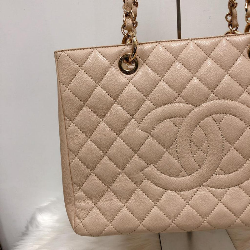 Beige Caviar GST in Caviar leather with GHW