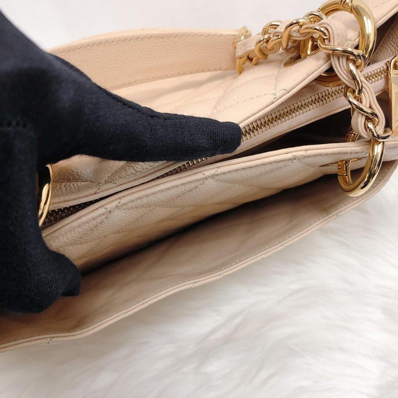 Beige Caviar GST in Caviar leather with GHW