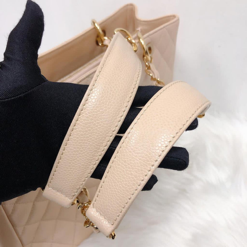 Beige Caviar GST in Caviar leather with GHW