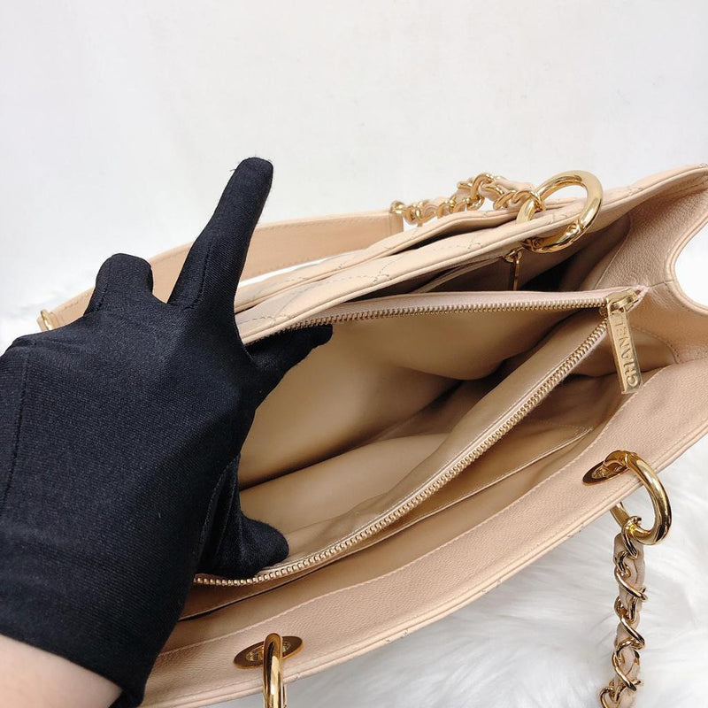 Beige Caviar GST in Caviar leather with GHW