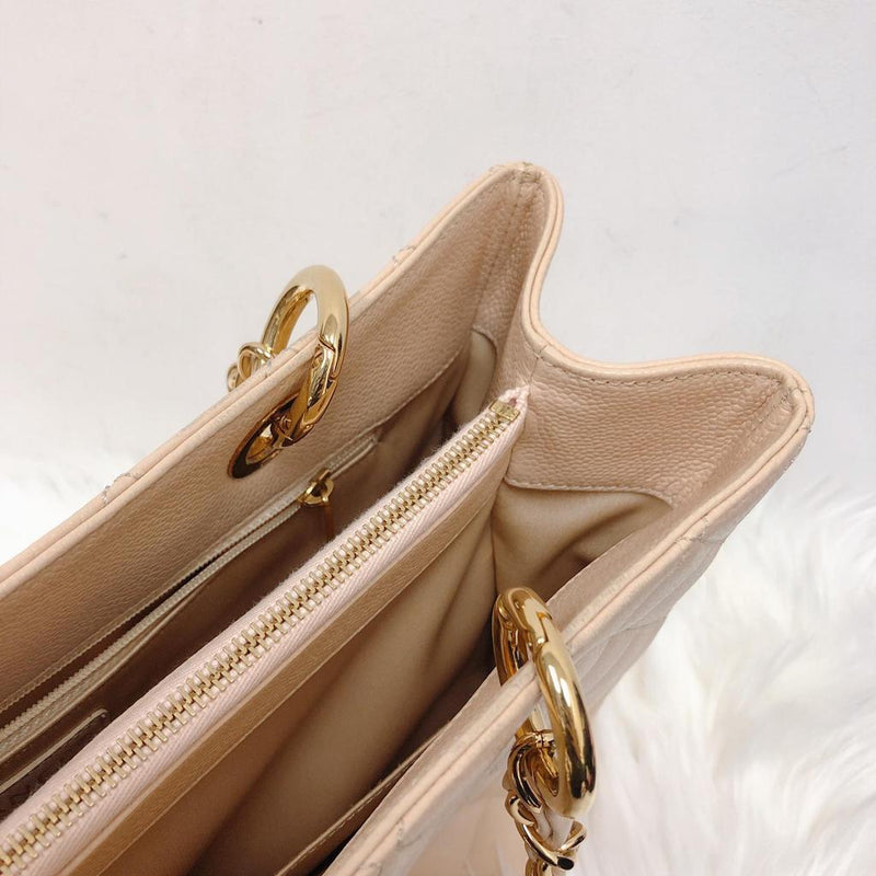 Beige Caviar GST in Caviar leather with GHW