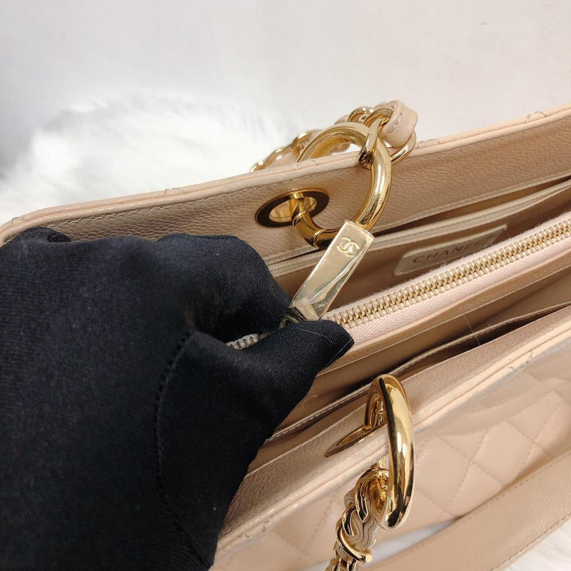 Beige Caviar GST in Caviar leather with GHW
