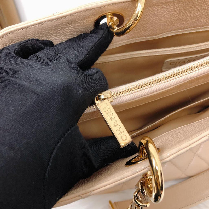 Beige Caviar GST in Caviar leather with GHW