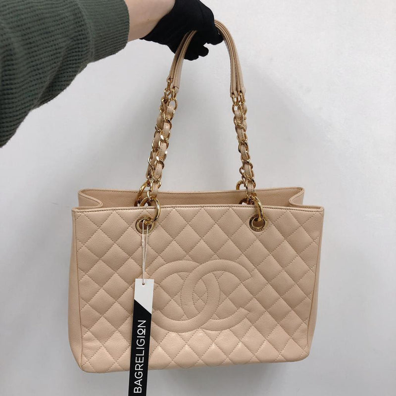 Beige Caviar GST in Caviar leather with GHW
