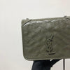 Crinkled Calfskin Matelassé Monogram Niki Wallet On Chain Khaki Militaire