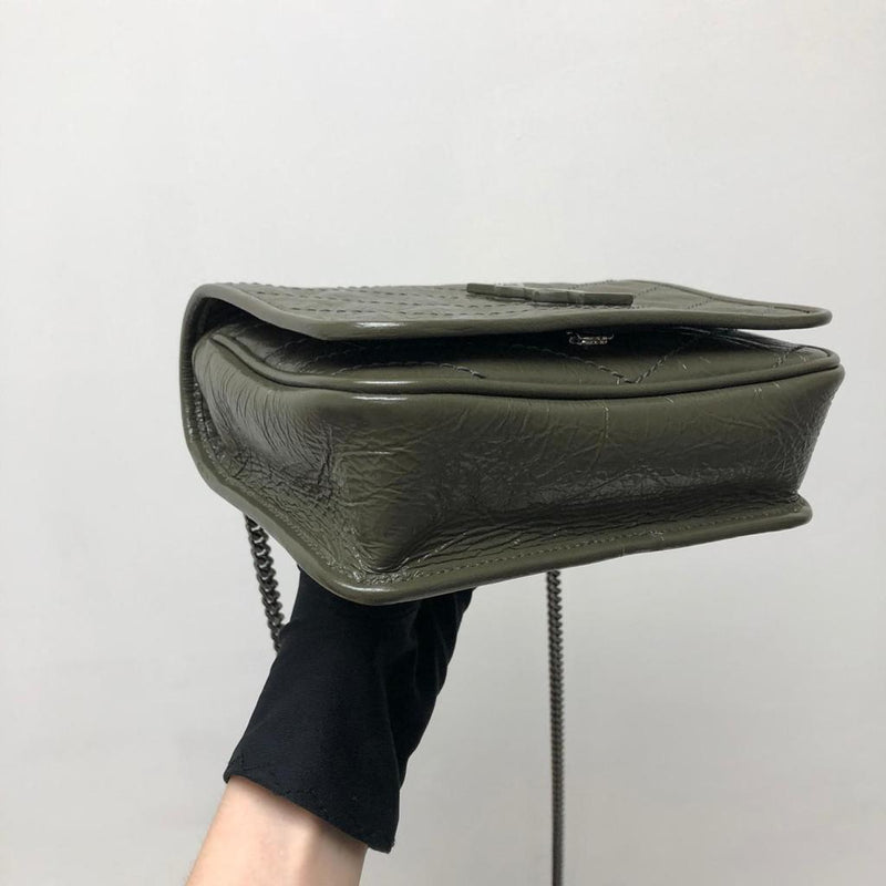 Military Olive Niki Crossbody Bag