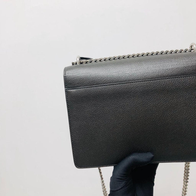 Medium Dark Grey Sunset Monogram Bag