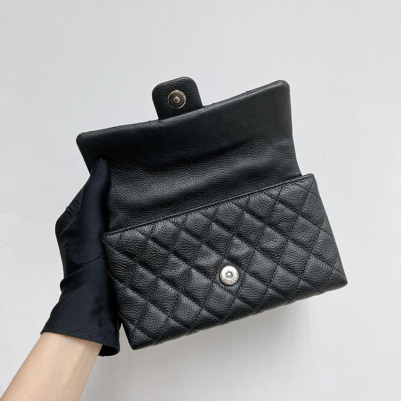 Chanel Classic Flap Wallet in Grained Calfskin