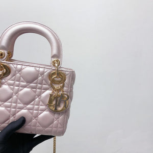 Mini Lady Dior Bag Pearl Pink