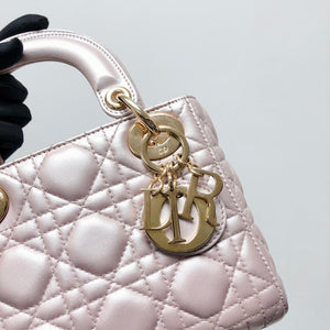 Mini Lady Dior Bag Pearl Pink