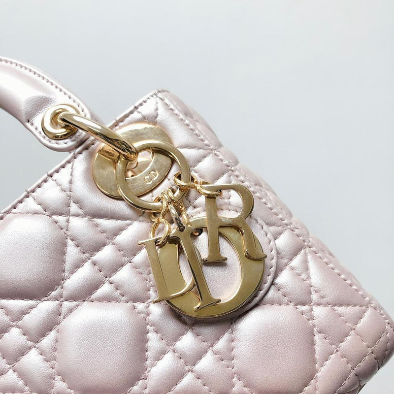 Mini Lady Dior Bag Pearl Pink
