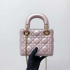 Mini Lady Dior Bag Pearl Pink