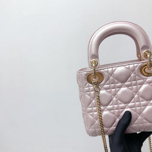 Mini Lady Dior Bag Pearl Pink