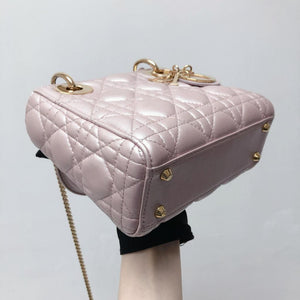 Mini Lady Dior Bag Pearl Pink