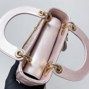 Mini Lady Dior Bag Pearl Pink