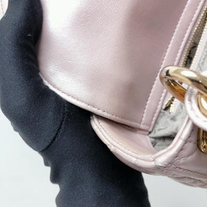 Mini Lady Dior Bag Pearl Pink