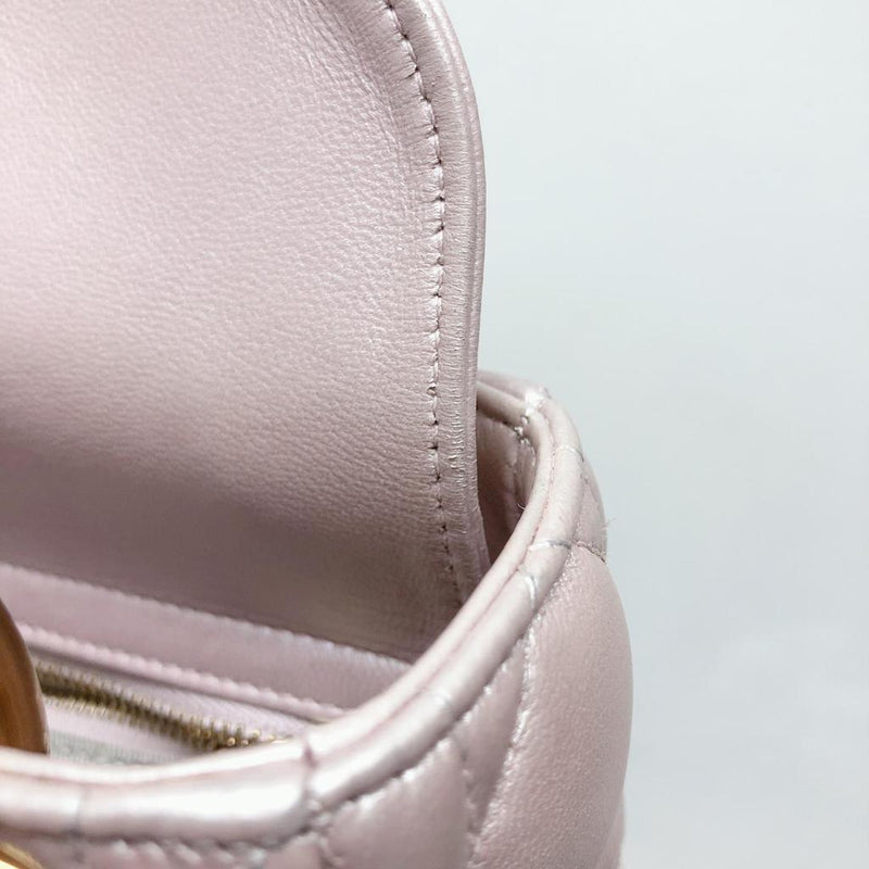 Mini Lady Dior Bag Pearl Pink