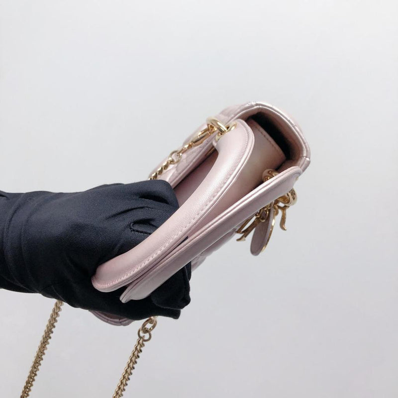 Mini Lady Dior Bag Pearl Pink