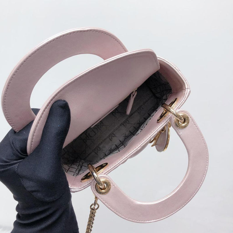 Mini Lady Dior Bag Pearl Pink