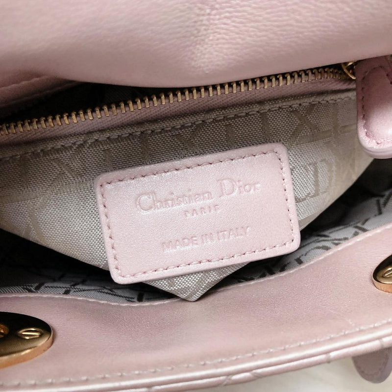 Mini Lady Dior Bag Pearl Pink