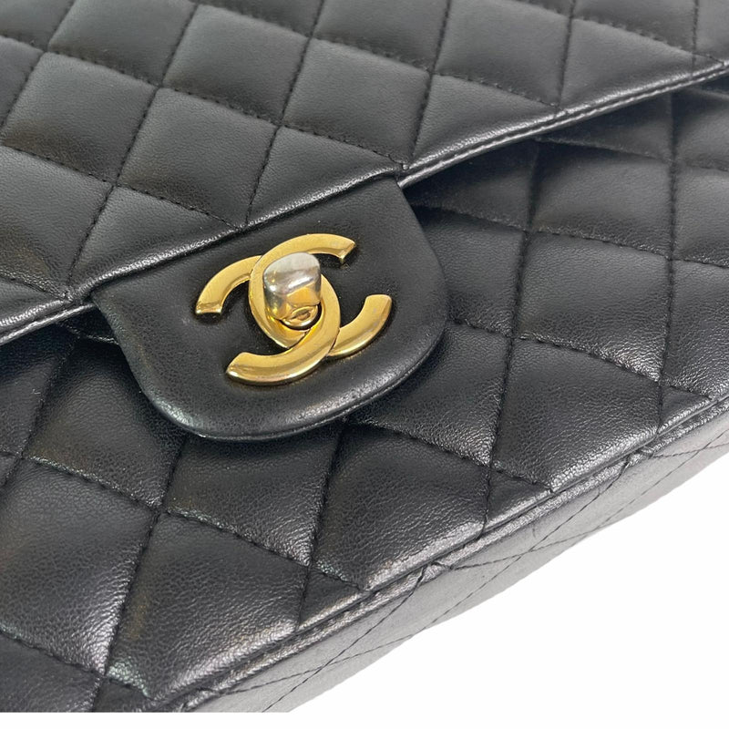 Chanel Classic M/L Medium Double Flap Caramel Caviar Gold Hardware