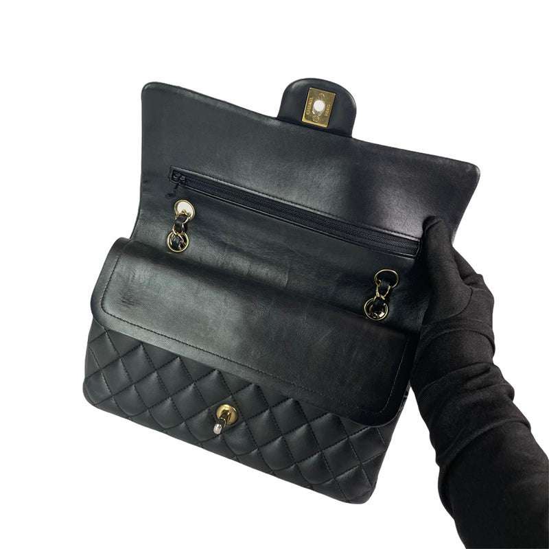 Classic Flap M/L Lambskin with GHW