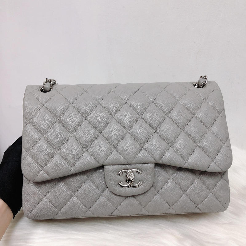 Classic Double Flap Jumbo Grey