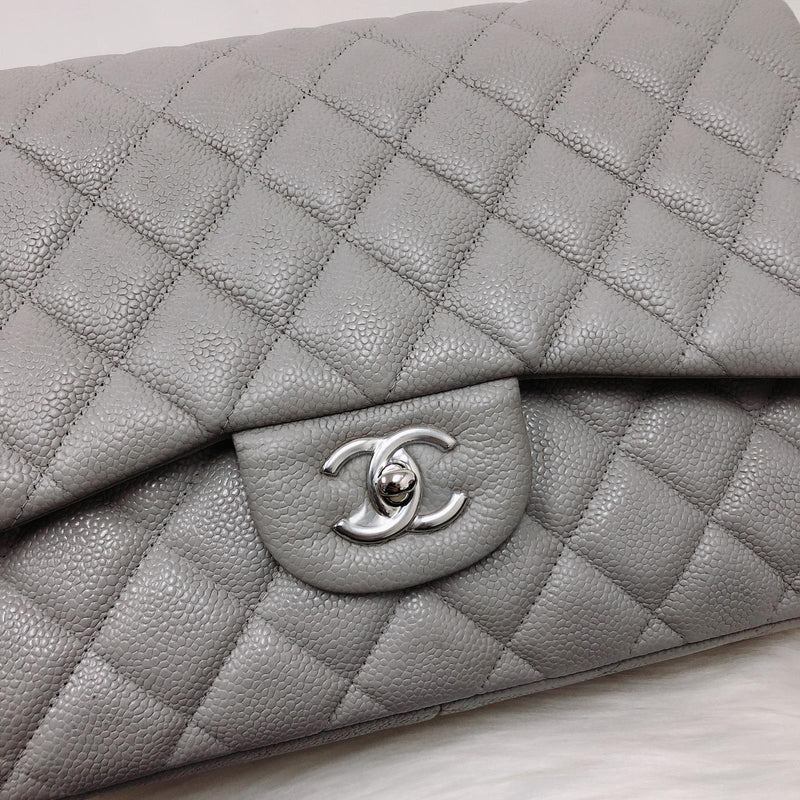 Classic Double Flap Jumbo Grey