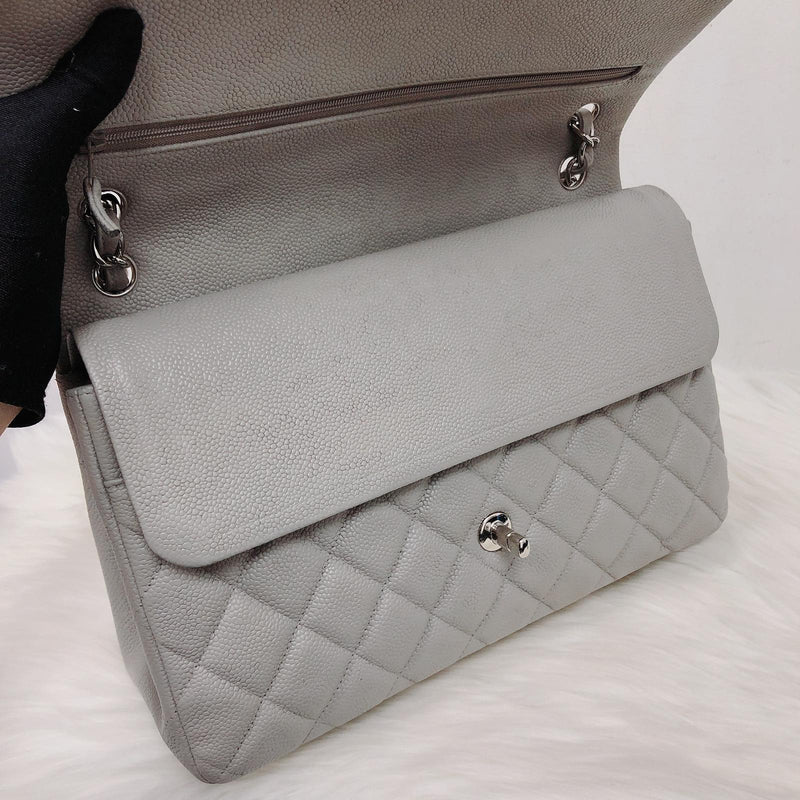 Classic Double Flap Jumbo Grey