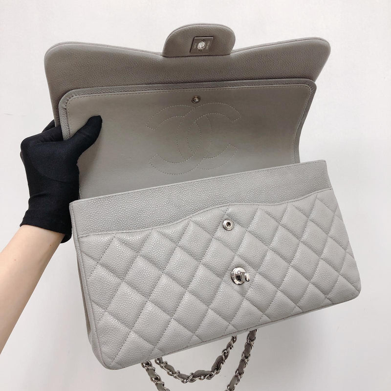 Classic Double Flap Jumbo Grey