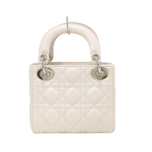 Mini Lady Dior Lambskin Bag Pale Pink