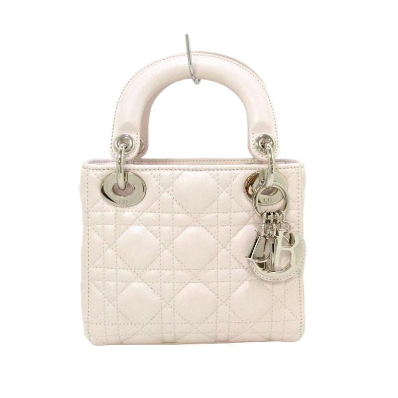 Mini Lady Dior Lambskin Bag Pale Pink