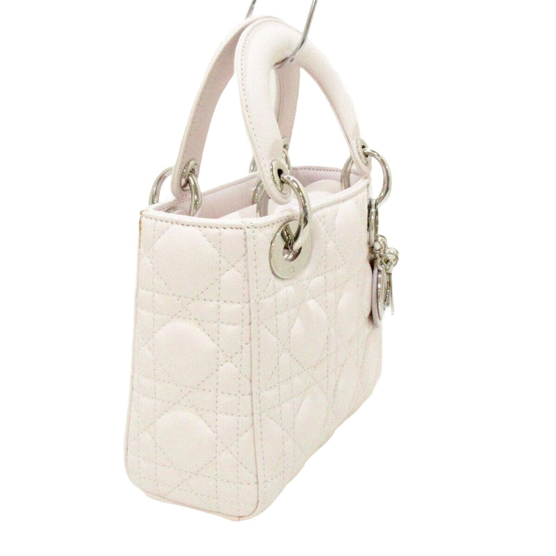 Mini Lady Dior Lambskin Bag Pale Pink