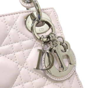 Mini Lady Dior Lambskin Bag Pale Pink